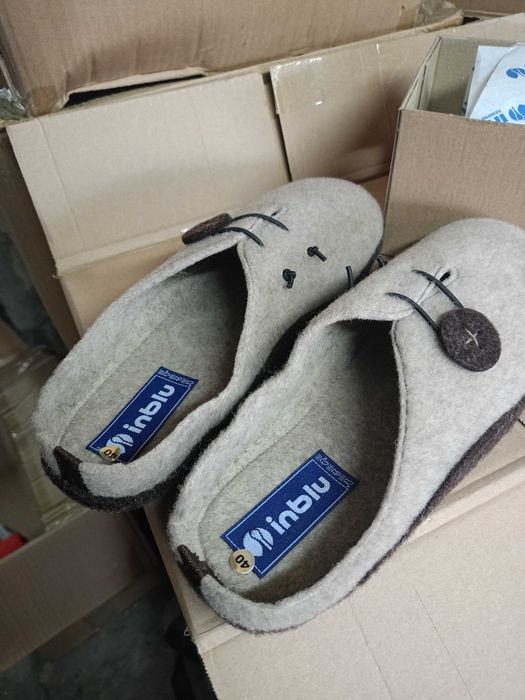 pantofle kapcie nowe in blue roz.40