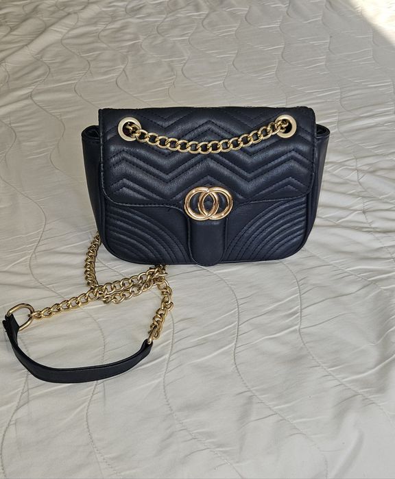 Стильна сумка Gucci темно-синього кольору