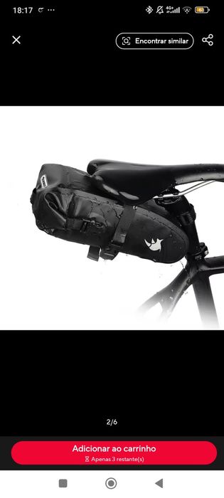 Bolsa BICICLETA  BIKEPACKING de selim e guiador NOVAS