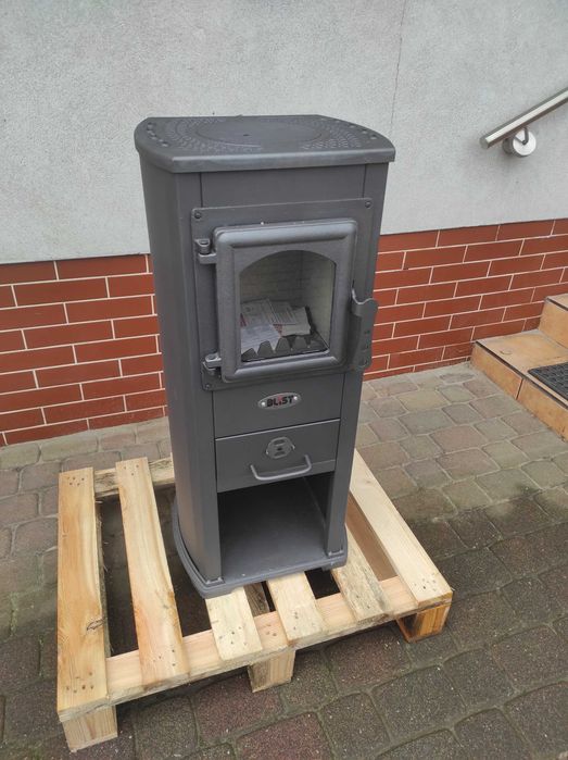 Piec stalowy kominek wolnostojący BLIST Ekonomik Lux / BERNA LUX 5,3 kW