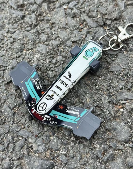 Porta chaves F1 Mercedes Petronas