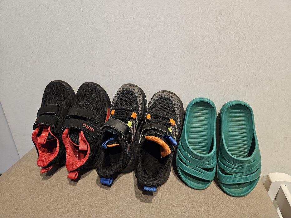 Buty sportowe dla chłopca adidasy i klapki