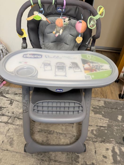 Стільчик для годування Chicco poly magic 3в1