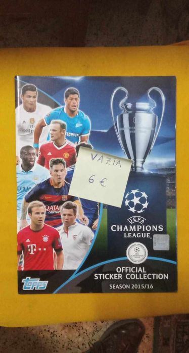 8 Cadernetas Champions League