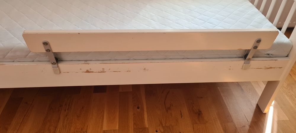 Łóżko dziecięce Ikea 70x160 cm + dodatki