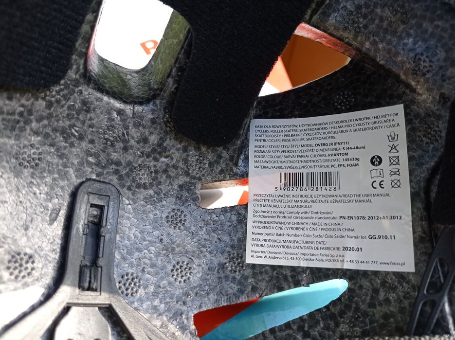 Kask RADVIK rozm.S na rower