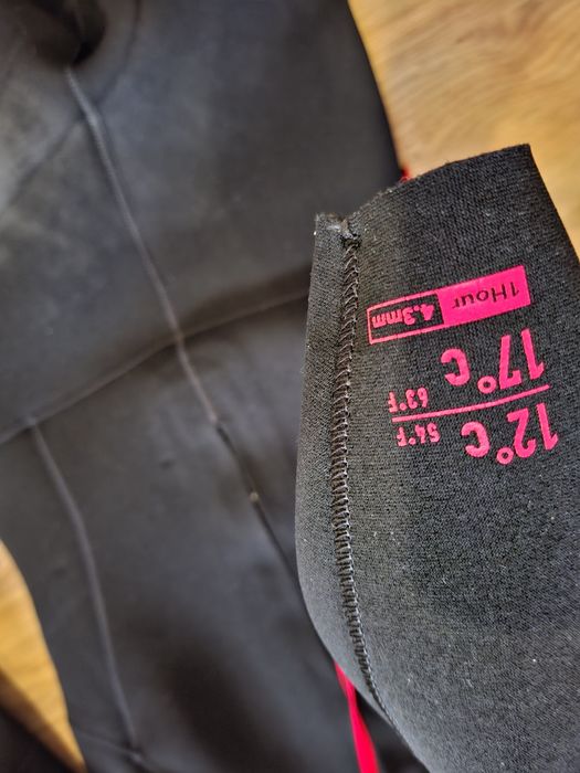 Fato Surf 100 M Neoprene 4/3 mm Mulher Preto