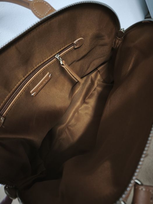 Bolsa castanho clara
