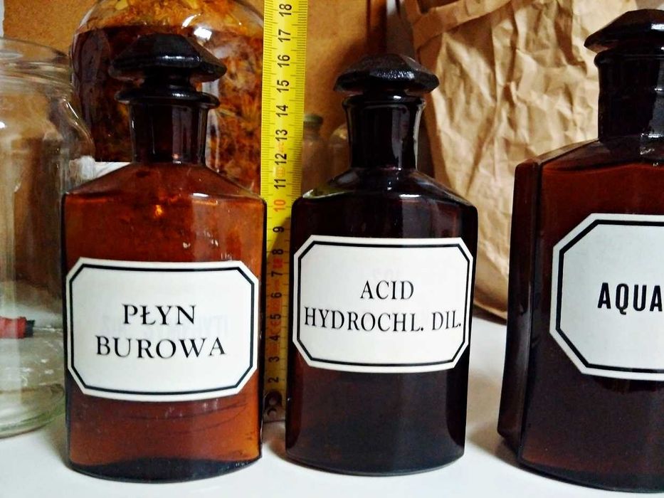 Butelki apteczne sztanglasy