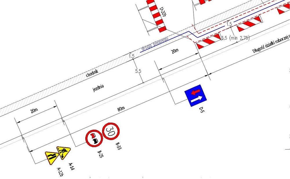 Projekt zjazdu, parkingu, projekty organizacji ruchu