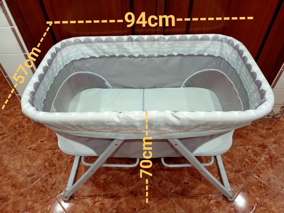 Mini berço para bebé criança quarto apartamento vivenda carro