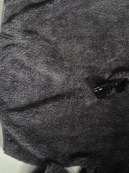 H&M brązowa czekoladowa bluza crop lekka pluszowa 36 S super stan