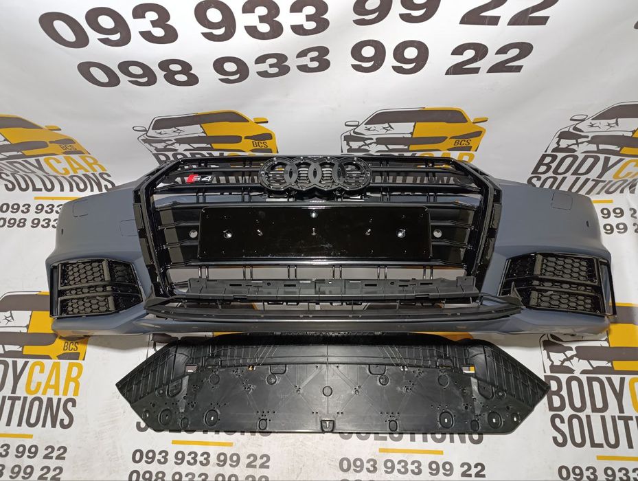 Бампер передній у зборі (S-line) AUDI A4 B9 2016-19