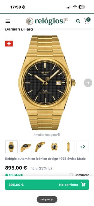 tissot prx damian lillard special edition