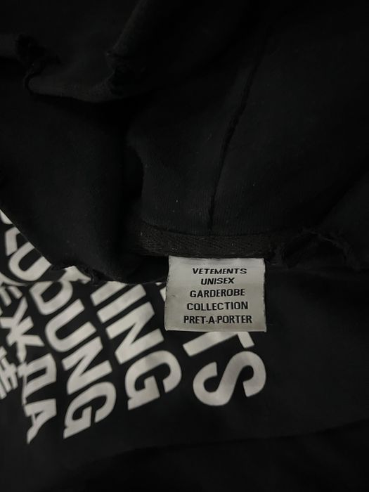 кофта vetements