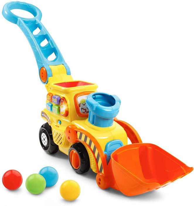 VTech Pop-a-Balls Push & Pop Bulldozer. Каталка