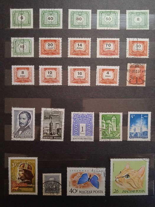 Znaczki Pocztowe Węgry Węgierskie Magyar Posta 66 szt (111)