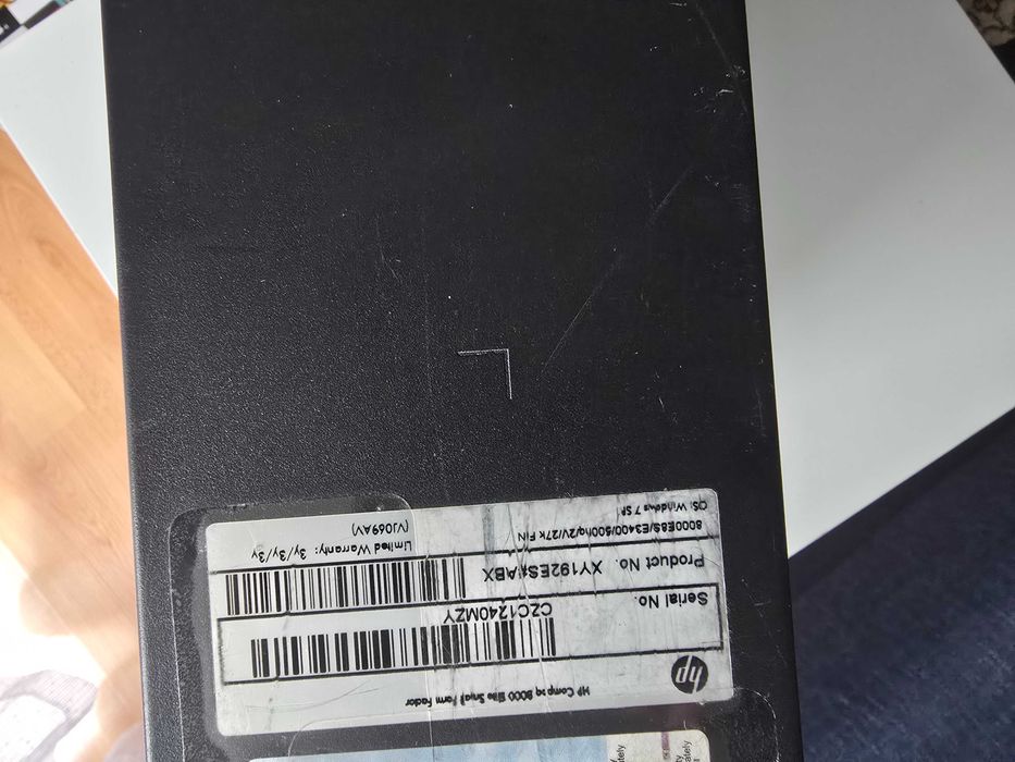 Komputer stacjonarny hp compaq 8000