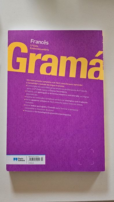 Gramatica de francês 3° ciclo