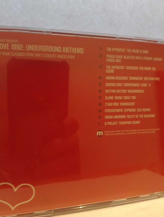 Cd I Love 1992 by Mixmag (dance music)