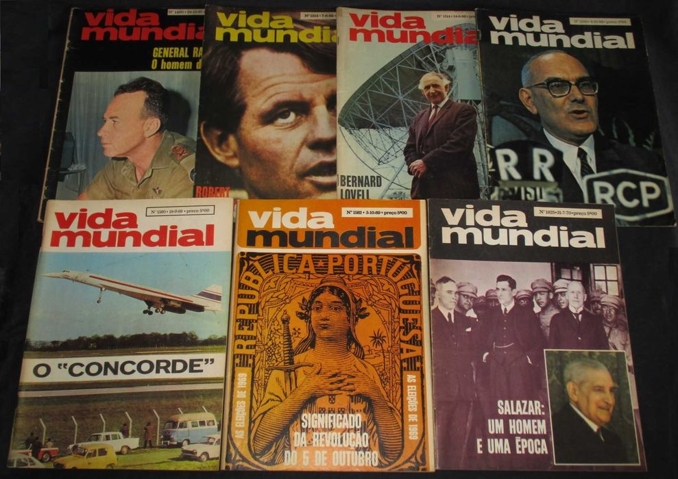 Revistas Vida Mundial anos 60 e 70