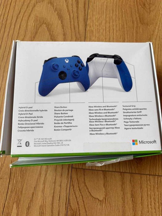 Microsoft Xbox Series X|S Wireless Controller Shock Blue | Новий | Пошкоджена коробка
