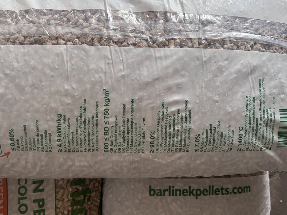 Pellet drzewny Barlinek 6mm Certyfikowany Dostawa