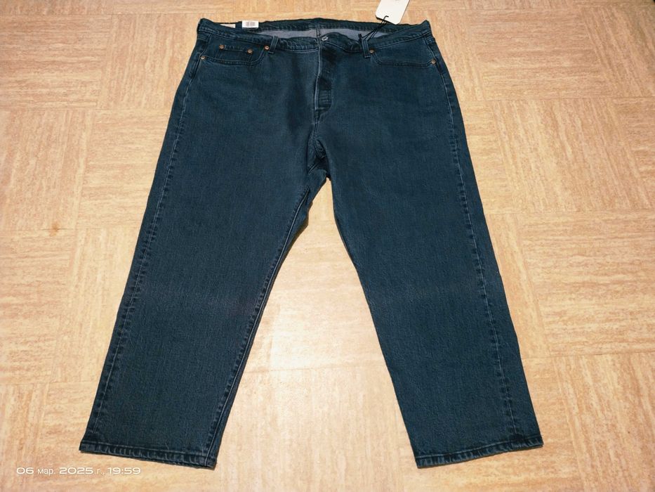 чоловічі джинси Levi strauss  501 сірі пояс 120-126 на наш 60-62 рзмір