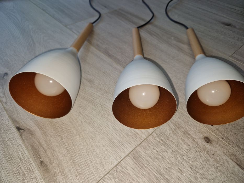 Lampa wisząca biała