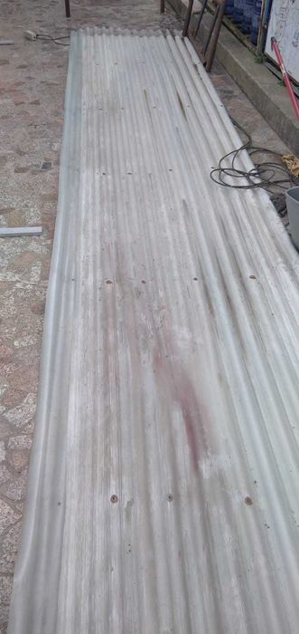 3 chapas em PVC 6m x 1m