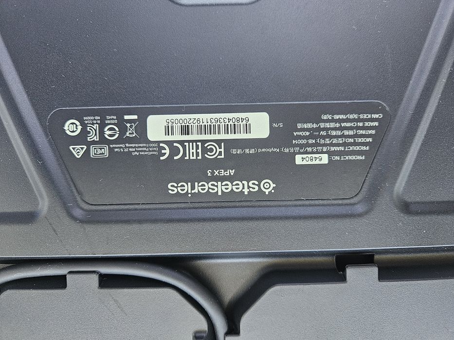 SteelSeries Keyboard64284456757249121