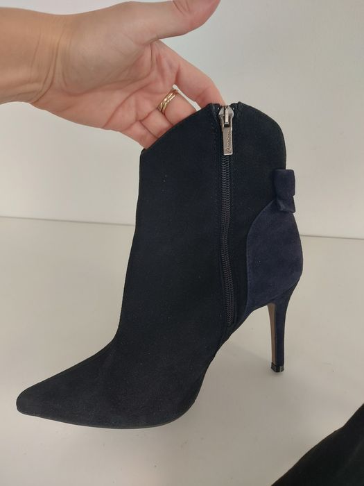 Buty damskie botki skórzane Marian w rozmiarze 38