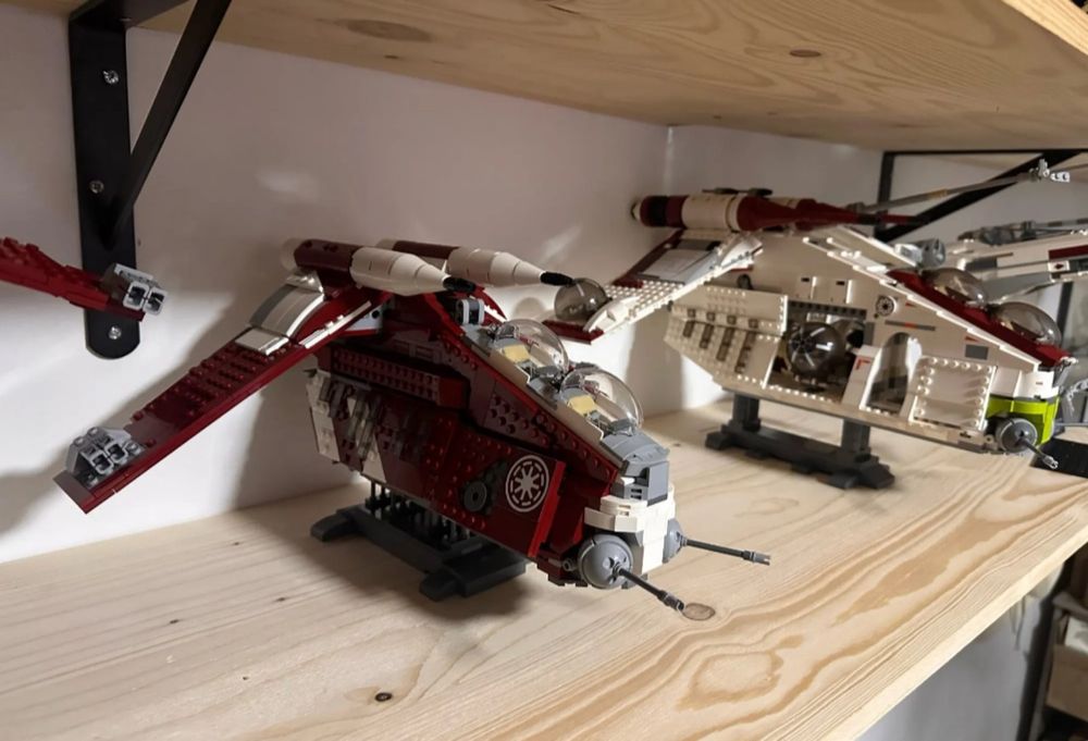 Lego 1в1 Star Wars Ganship 75354 Ганшип Корусантский ( 1083+ деталей )