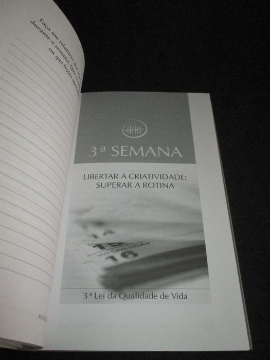Livro Doze semanas para mudar uma vida Augusto Cury