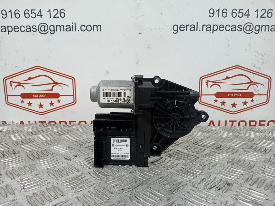 Motor de Elevador Vidro Porta Frente Esquerdo VW Golf 6 VI 5K0959701B