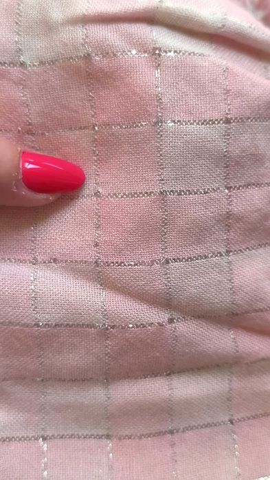 Lenço Rosa e Branco para Pescoço - Mulher