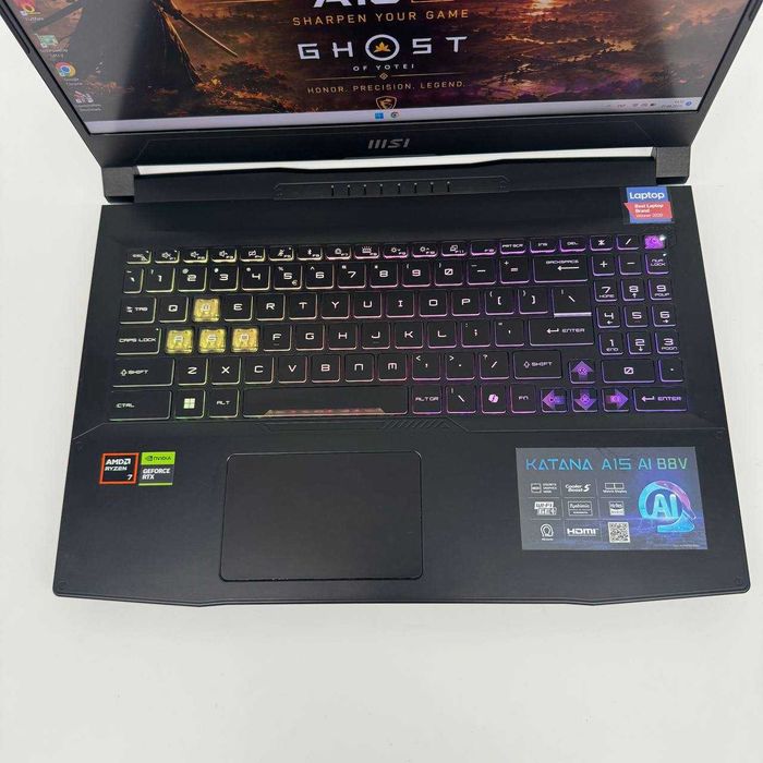 MSI Katana A15 AI B8VG 15.6" 2K IPS 165Hz Ryzen 7 8845HS 16GB DDR5 SSD 512GB NVMe RTX 4070 8GB