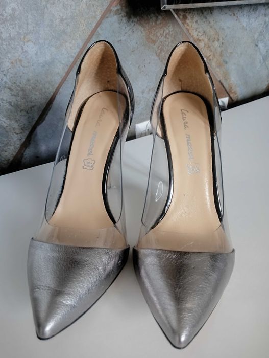 Buty wieczorowe na wysokim obcasie