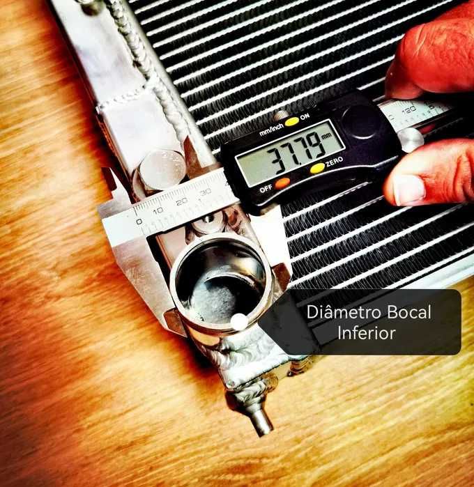 Radiador VW Golf 2, Corrado,VR6 Turbo, 91-95 Alumínio Alta Performance