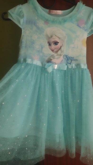 Платье Эльза  голубое