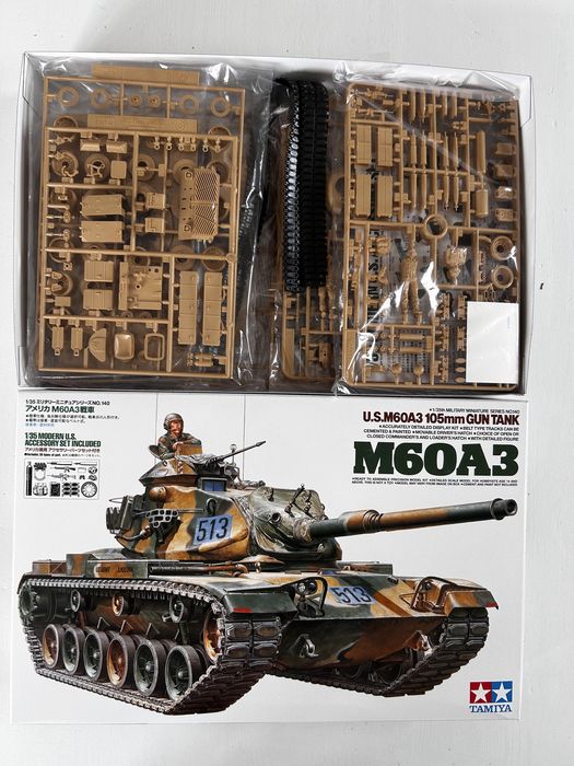 Czołg M60A3 105 mm Gun Tank model do sklejenia Tamiya 35140