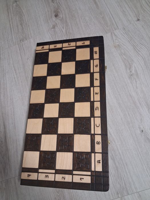 Szachy drewniane 54x54