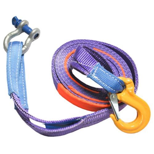 Буксировочные троса из стального каната и Текстильной ленты