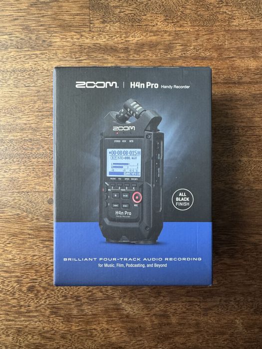 Zoom H4n Pro Black  - Profesjonalny rejestrator audio, jak nowy