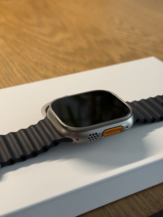 Apple Watch Ultra Titanium | Midnight Ocean Band