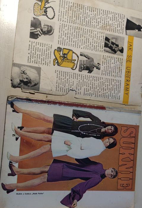 Moda zima 1969/1970 wykroje