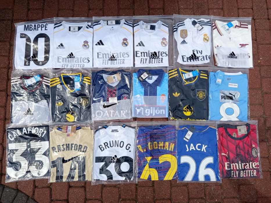 Koszulki piłkarskie S M L XL 2XL