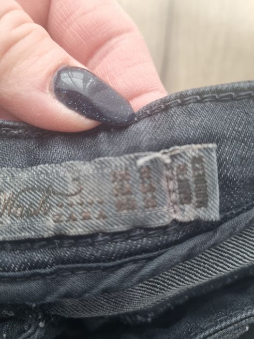 Zara spodnie woskowane XS/S