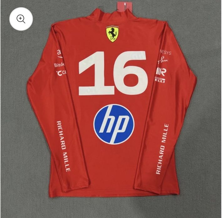 Лонгслів Ferrari red F1