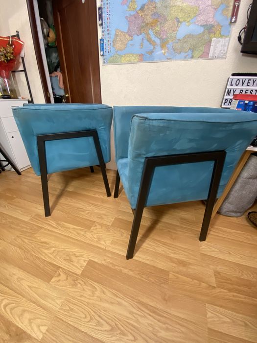 Крісла  в силі лофт бархатисті